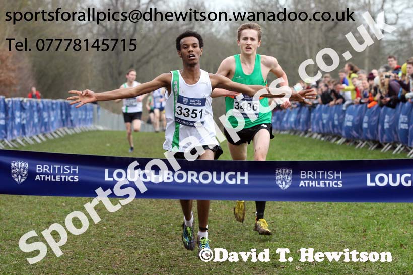 Mens under-17s Inter Counties Cross Country, Prestwold Hall, Loughborough. Photo: David T. Hewitson/Sports for All Pics